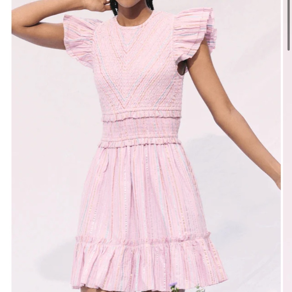 SAYLOR Zinnia Smocked Mini Dress